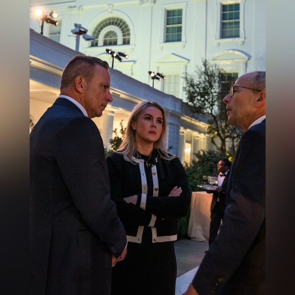 8x10 President Donald Trump hosts a Rose Garden Club Dinner 16pc Photo Set - Picture 3 of 16